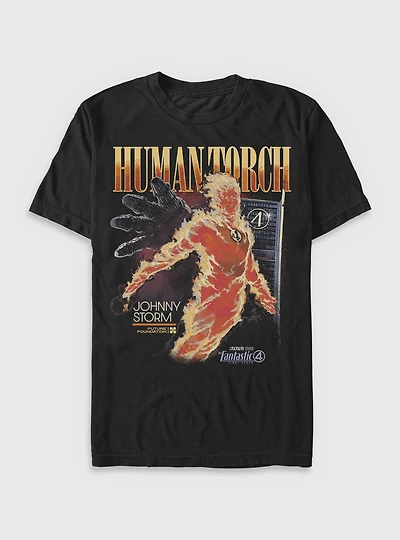 Marvel The Fantastic Four: First Steps Human Torch Future Foundation T-Shirt BoxLunch Exclusive