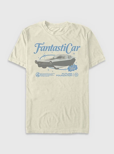 Marvel The Fantastic Four: First Steps Retro Fantasticar Garment Dye T-Shirt BoxLunch Exclusive