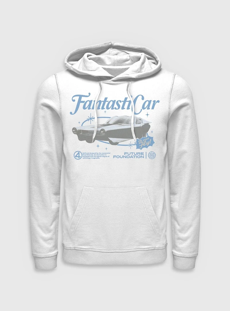 Marvel The Fantastic Four: First Steps Retro Fantasticar Hoodie BoxLunch Exclusive