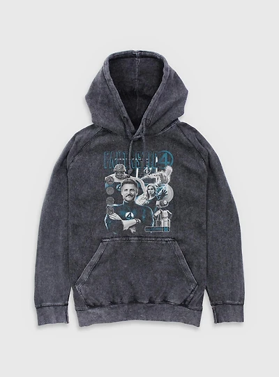 Marvel The Fantastic Four: First Steps Future Foundation Family Mineral Wash Hoodie BoxLunch Exclusive