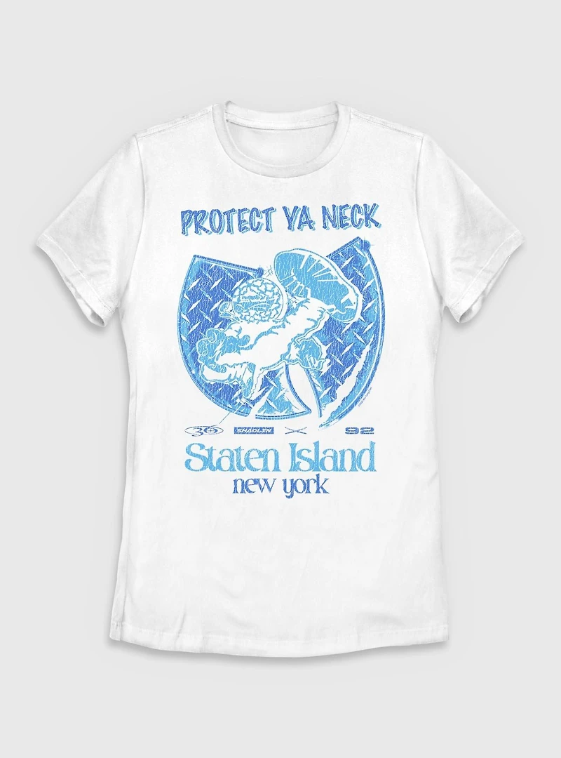 Wu-Tang Clan Protect Ya Neck Womens T-Shirt