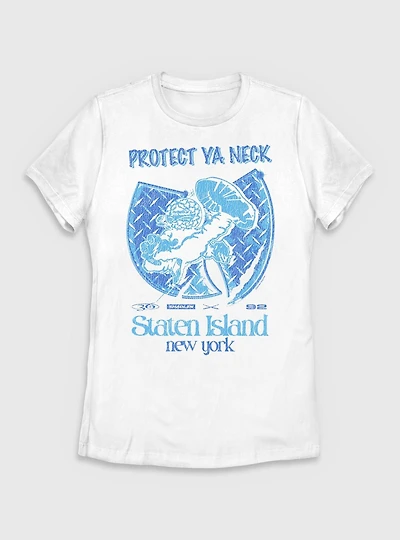 Wu-Tang Clan Protect Ya Neck Womens T-Shirt