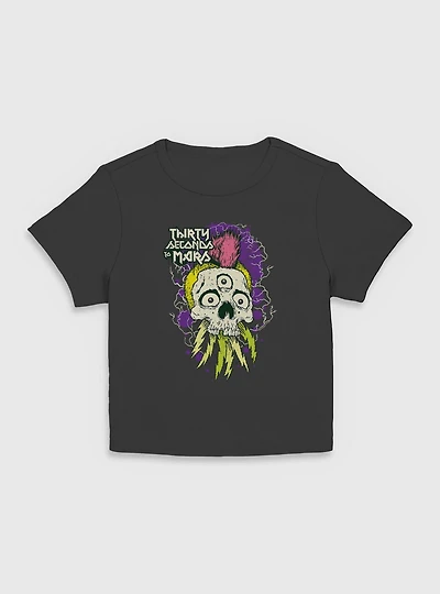30 Seconds To Mars Mohawk Skull Women Baby T-Shirt