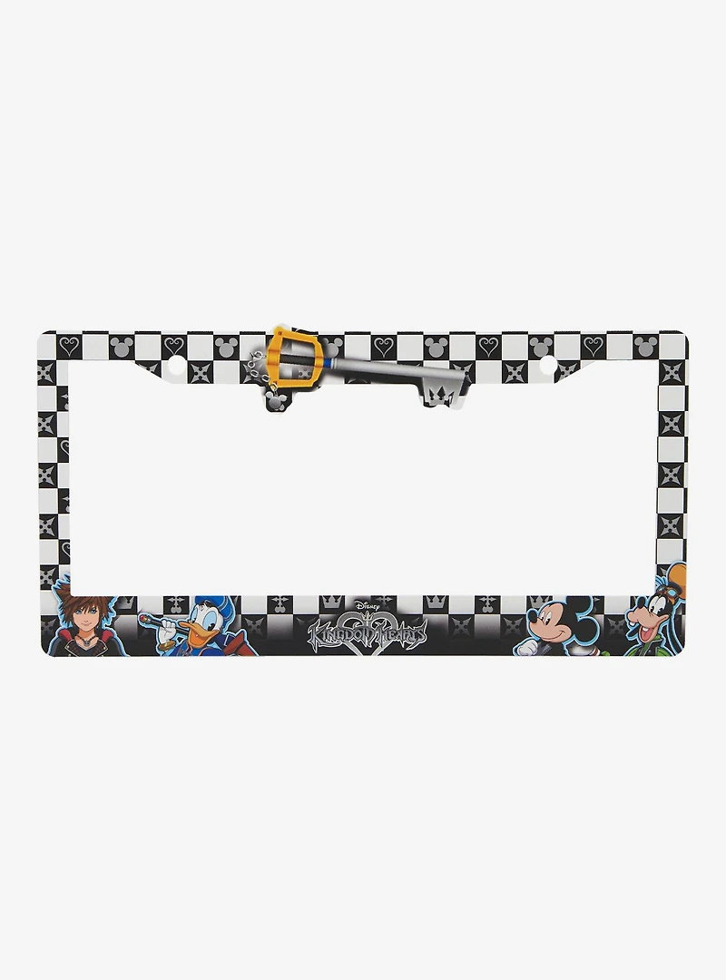 Kingdom Hearts Checkered License Plate Frame — BoxLunch Exclusive