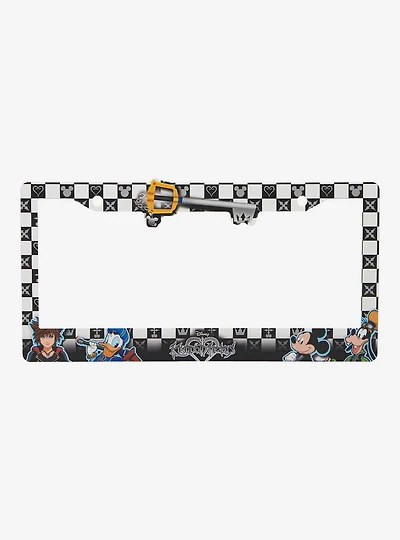 Kingdom Hearts Checkered License Plate Frame — BoxLunch Exclusive