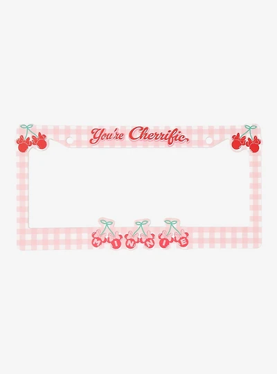 Disney Minnie Mouse You're Cherrific License Plate Frame — BoxLunch Exclusive