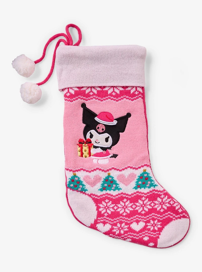 Sanrio Kuromi Knit Holiday Stocking — BoxLunch Exclusive