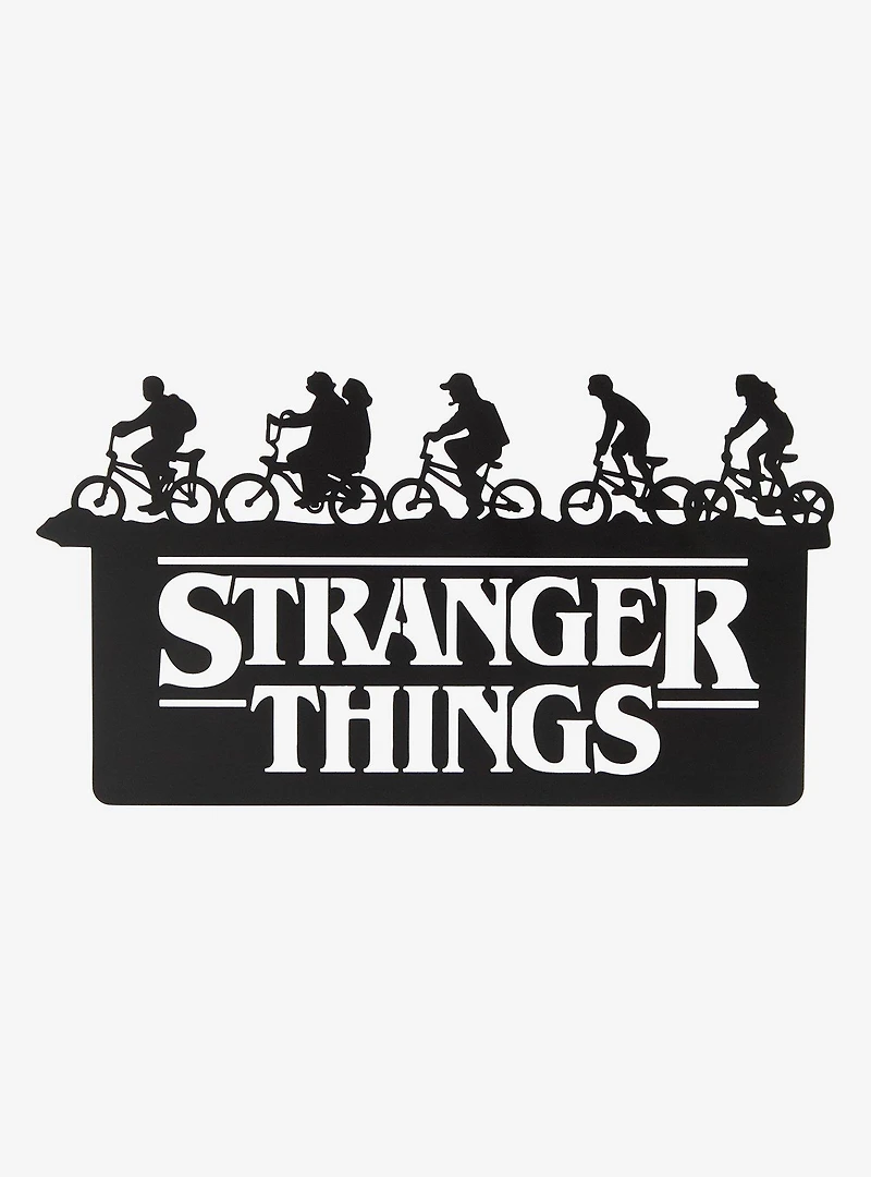 Stranger Things Silhouettes Metal Wall Art - BoxLunch Exclusive