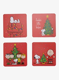Peanuts Snoopy & Friends Christmas Coaster Set