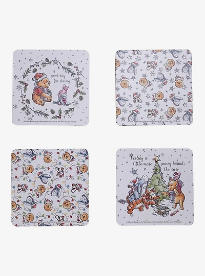 Disney Winnie the Pooh Christmas Coaster Set