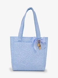 Disney Beauty and The Beast Quilted Roses Tote Bag - BoxLunch Exclusive