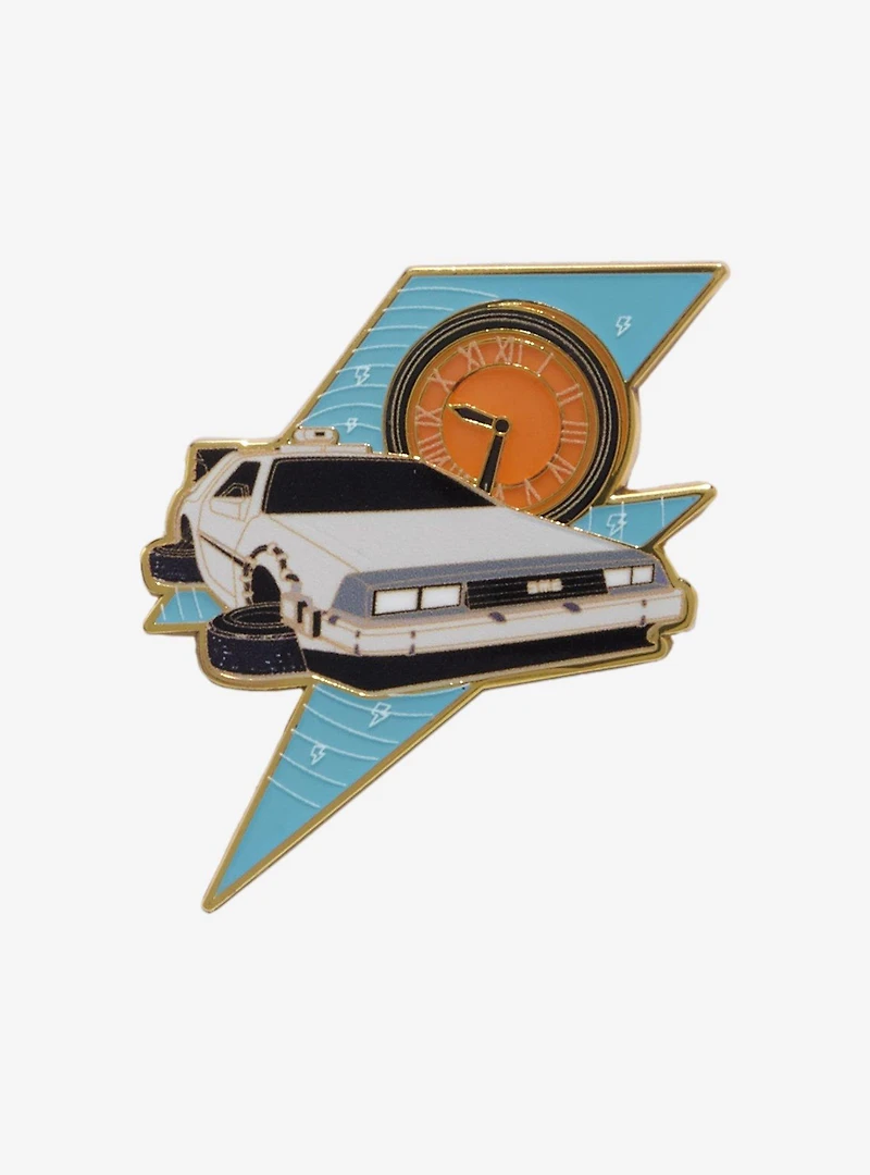 Back to the Future Clock Glow-in-the-Dark Enamel Pin