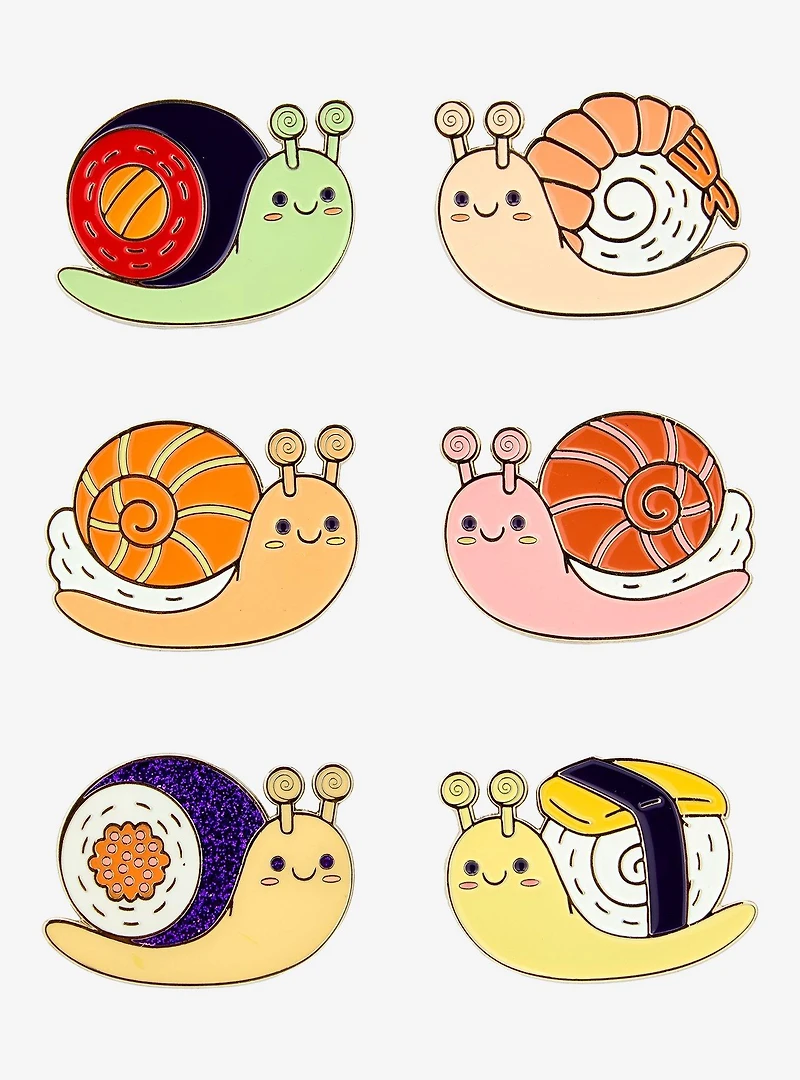 Snushi Sushi Snails Blind Box Enamel Pin - BoxLunch Exclusive