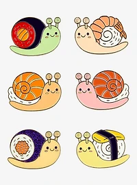 Snushi Sushi Snails Blind Box Enamel Pin - BoxLunch Exclusive