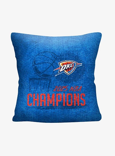 NBA Oklahoma City Thunder Hoopla Double Sided Tapestry Pillow