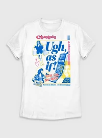 Clueless Ugh As If  Collage Womens T-Shirt