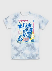 Clueless Ugh As If  Collage Tie-Dye T-Shirt
