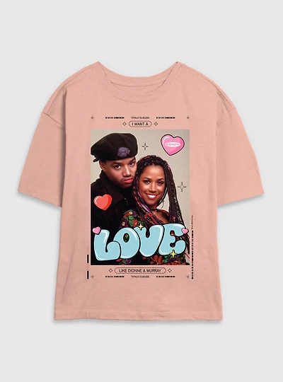 Clueless Love Dionne and Murray Womens Skimmer T-Shirt