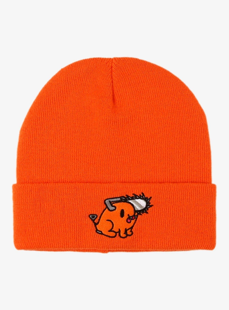 Chainsaw Man Pochita Embroidered Beanie — BoxLunch Exclusive