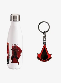 Assassin's Creed Water Bottle and Keychain