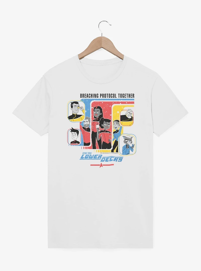 Star Trek Lower Deck Breaching Protocol Together T-Shirt