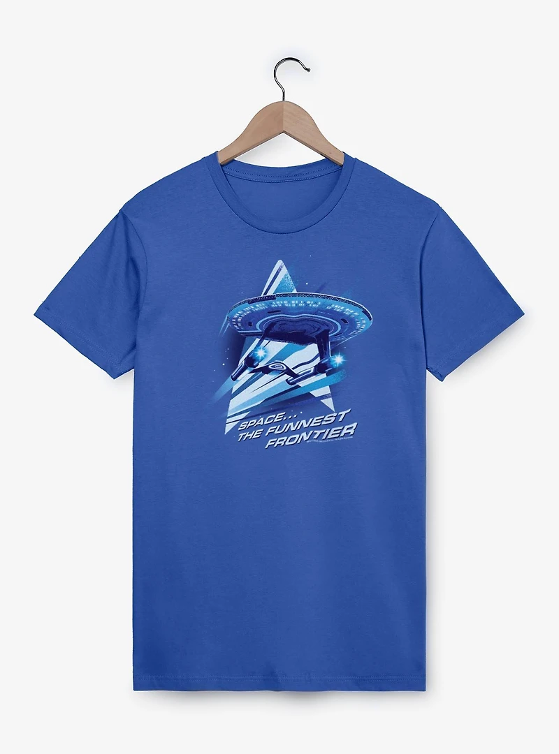 Star Trek Lower Deck Space The Funnest Frontier T-Shirt