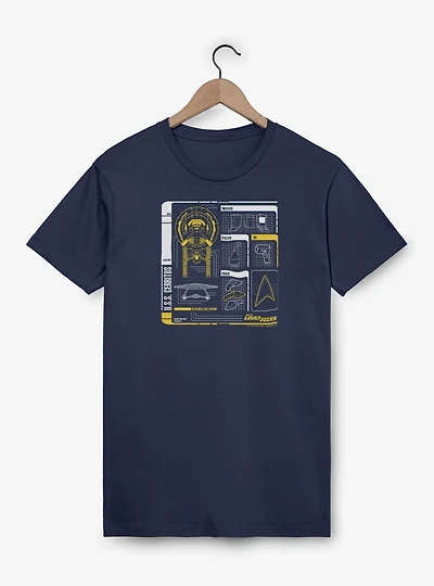 Star Trek Lower Deck USS Cerritos Display T-Shirt