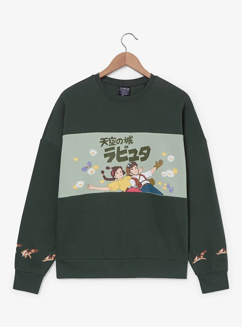 Studio Ghibli® Castle the Sky Color Block Crewneck — BoxLunch Exclusive