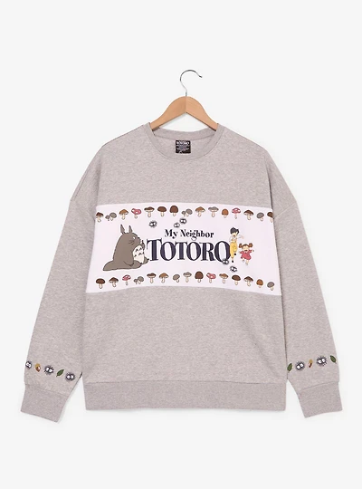 Studio Ghibli® My Neighbor Totoro Title Color Block Women's Plus Crewneck - BoxLunch Exclusive
