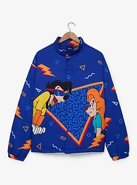 Disney A Goofy Movie Max & Roxanne Retro Print Quilted Jacket - BoxLunch Exclusive