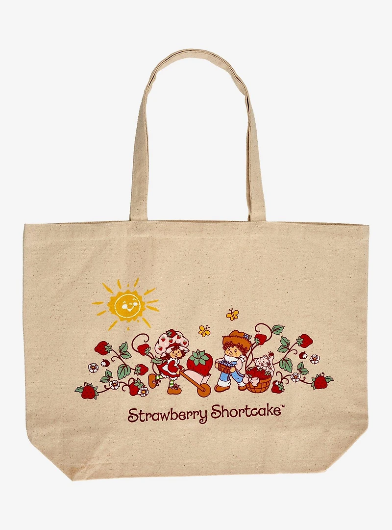 Strawberry Shortcake Scene Canvas Tote Bag - BoxLunch Exclusive