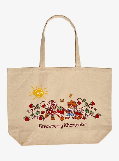 Strawberry Shortcake Scene Canvas Tote Bag - BoxLunch Exclusive