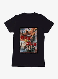 Godzilla Versus Mothra Womens T-Shirt
