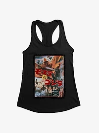 Godzilla Versus Mothra Womens Tank Top