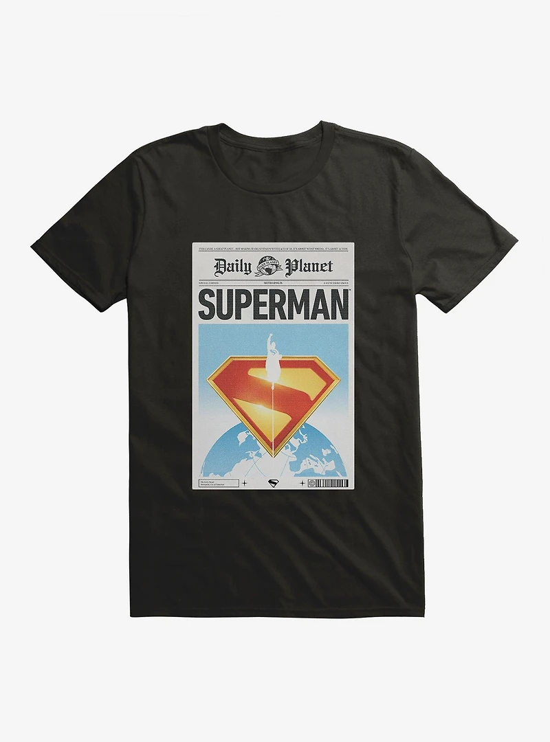 DC Comics Superman Daily Planet Front Page T-Shirt