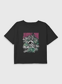 Jurassic Park Iconic Dinosaurs Youth Girls Boxy T-Shirt BoxLunch Exclusive