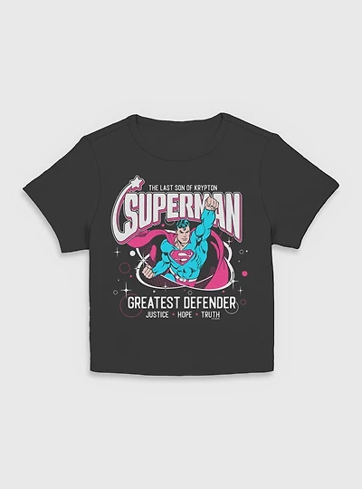 DC Comics Superman Greatest Defender Girls Baby T-Shirt BoxLunch Exclusive