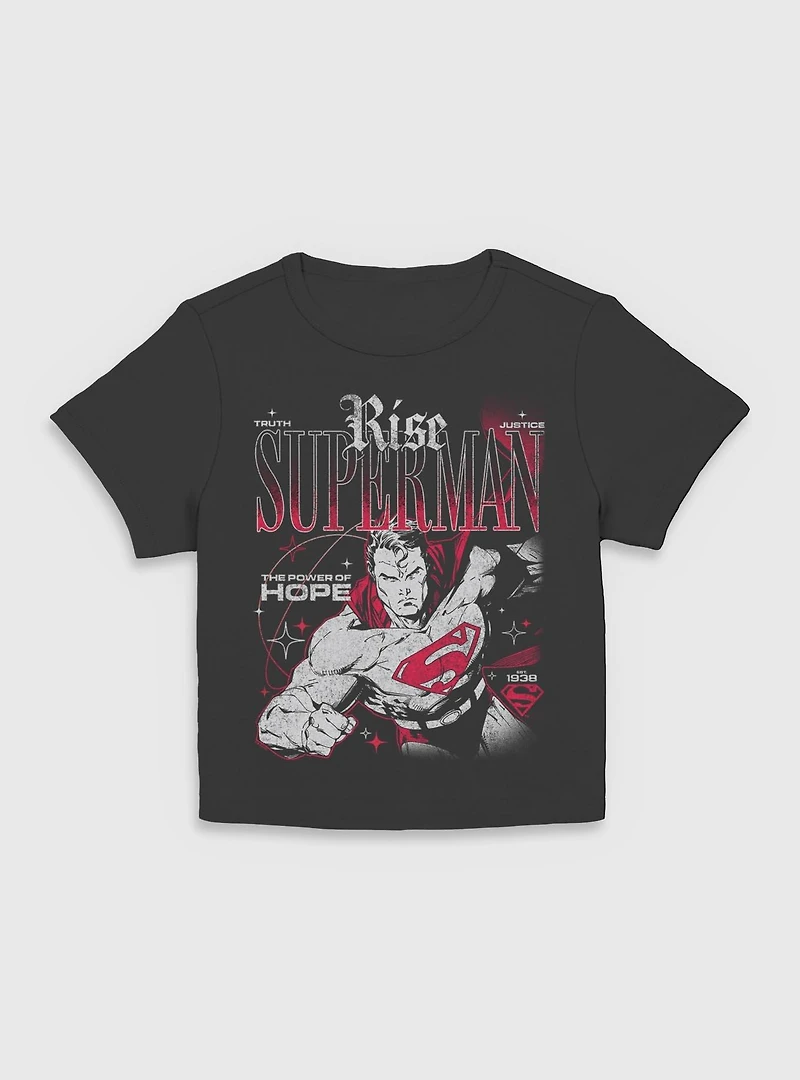 DC Comics Superman Rise Truth Justice Hope Girls Baby T-Shirt BoxLunch Exclusive