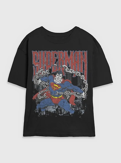 DC Comics Superman Unchained Girls Skimmer T-Shirt BoxLunch Exclusive