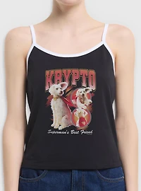 DC Comics Superman Krypto Superman's Best Friend Girls Cami Tank BoxLunch Exclusive