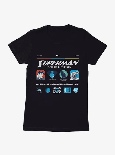 DC Comics Superman Kryptonian Heritage Womens T-Shirt