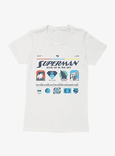DC Comics Superman Kryptonian Heritage Womens T-Shirt