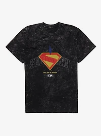 DC Comics Superman Last Son Of Krypton Mineral Wash T-Shirt