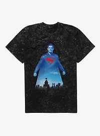 DC Comics Superman Protector Of Metropolis Mineral Wash T-Shirt