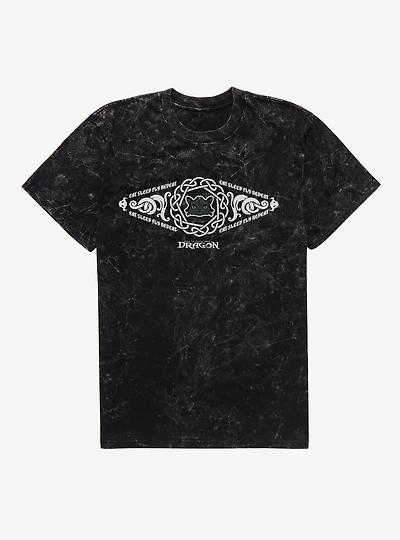 How To Train Your Dragon Eat Sleep Fly Repeat Mineral Wash T-Shirt