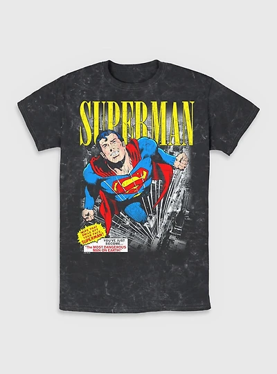 DC Comics Superman Vintage Mineral Wash T-Shirt BoxLunch Exclusive