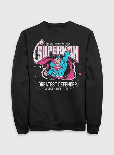 DC Comics Superman Greatest Defender Sweatshirt BoxLunch Exclusive