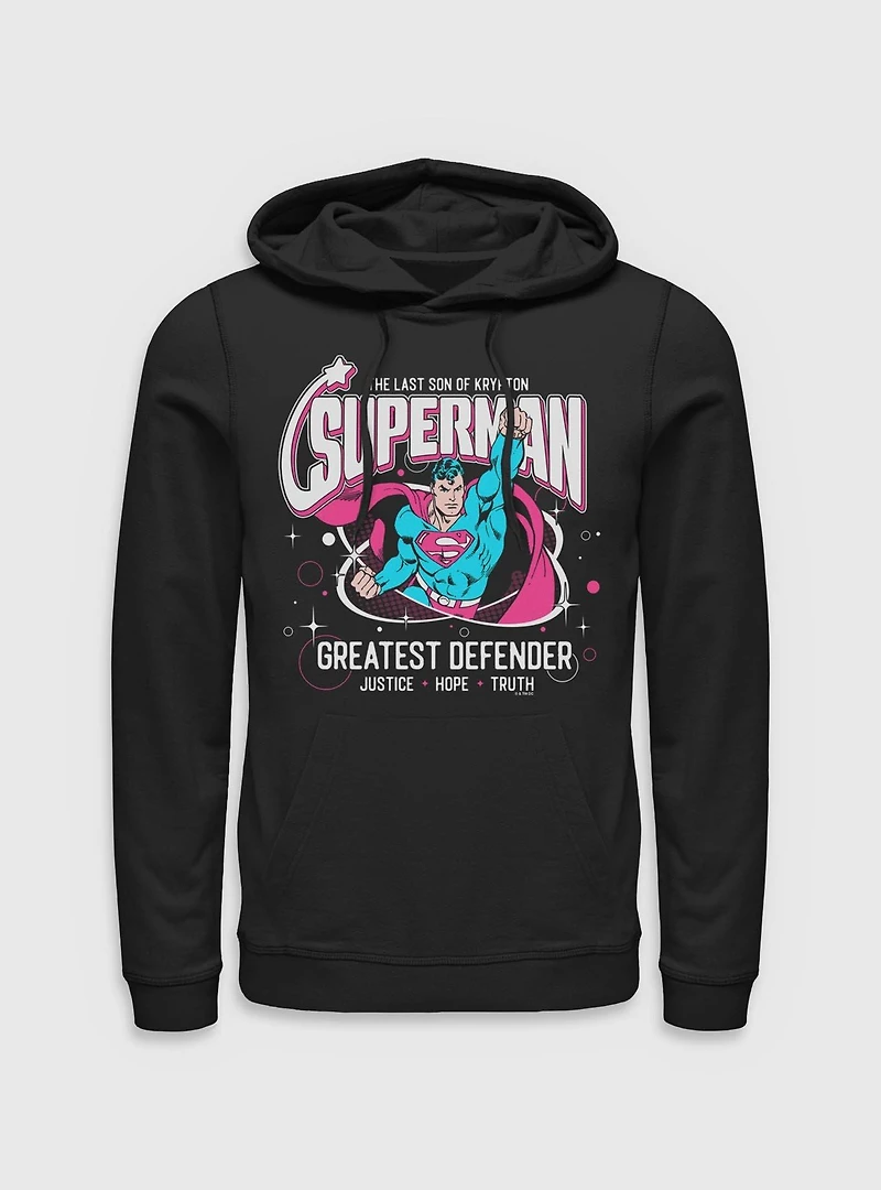 DC Comics Superman Greatest Defender Hoodie BoxLunch Exclusive