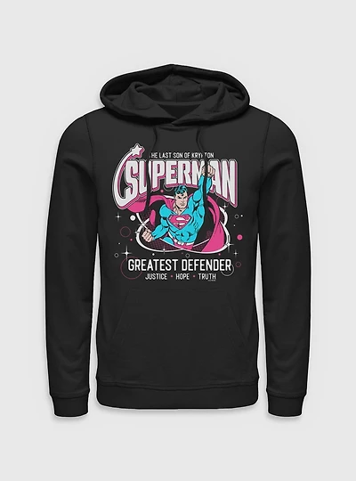 DC Comics Superman Greatest Defender Hoodie BoxLunch Exclusive