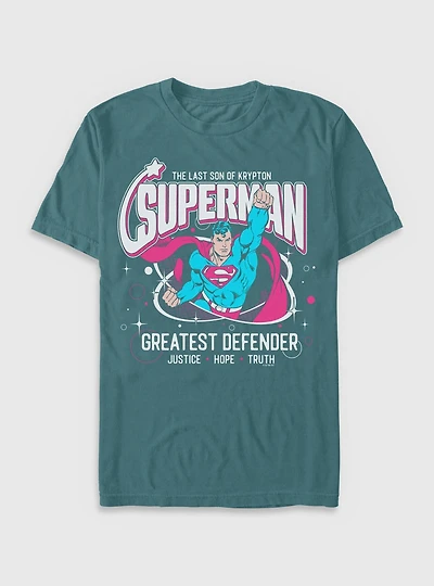 DC Comics Superman Greatest Defender Garment Dye T-Shirt BoxLunch Exclusive